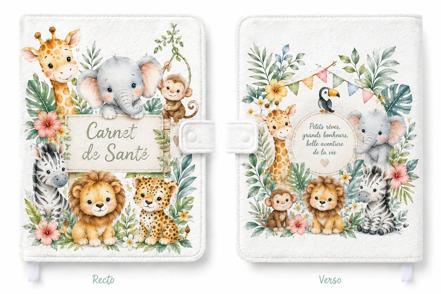 Protège carnet de santé 100% personnalisé
