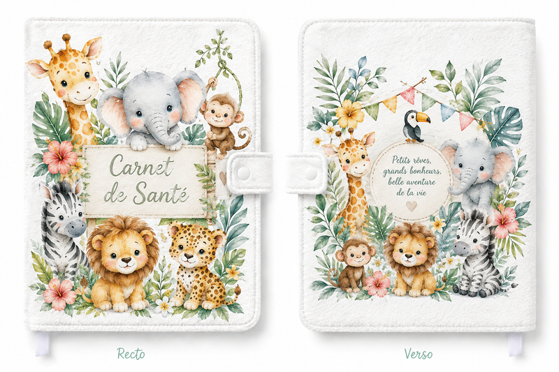 Protège carnet de santé 100% personnalisé
